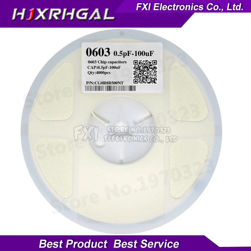 1 катушка 4000 шт. 0603 с алюминиевой крышкой 50В SMD толстая пленка hjxrhgal Бескорпусные