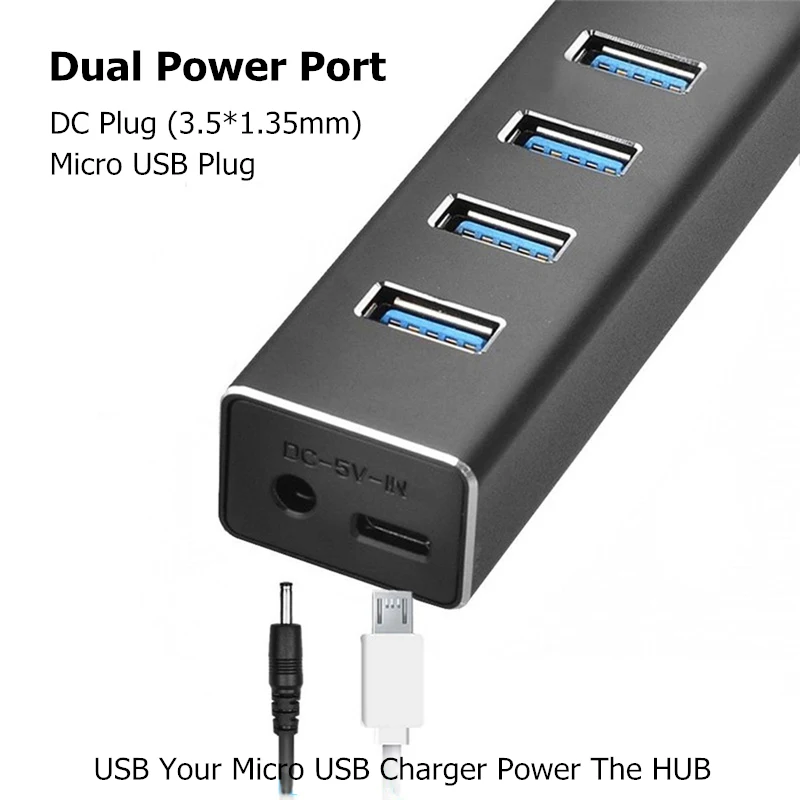 Usb Type C 3 1 концентратор 0 4 порта мульти разветвитель микро адаптер ПК ноутбук