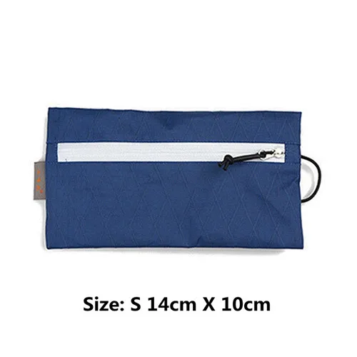Blue S 3F UL gear Sparrow маленькая сумка для хранения X-PAC ткань портативная водонепроницаемая сумка Сверхлегкая двухсторонняя молния Кемпинг Туризм - Цвет: Blue S