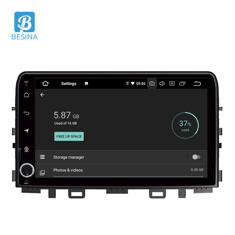 Автомобильный DVD плеер Besina 9 дюймов Android 0 для KIA RIO 2017 2018 GPS навигация мультимедиа 2