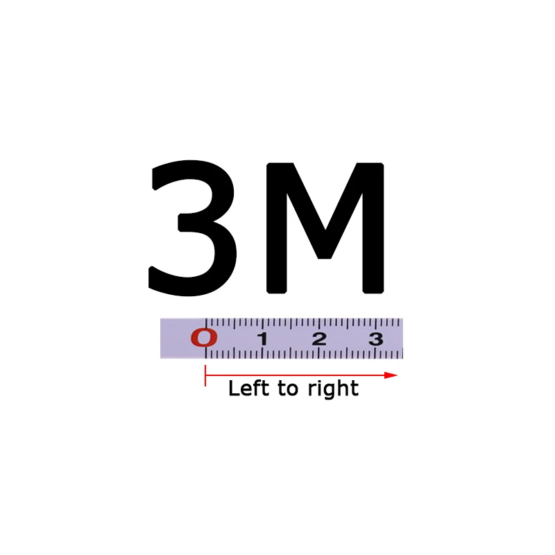 3M-LTR Самоклеящаяся измерительная лента Метрическая 0,9 м-10 м Торцовочная измерительная лента стальная линейка для Т-образной дорожки станок пила стол Деревообрабатывающие инструменты - Цвет: 3M-LTR