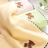 25x50cm dog cotton material child towel hand towel wholesale home cleaning face for baby for kids high quality bath towel set