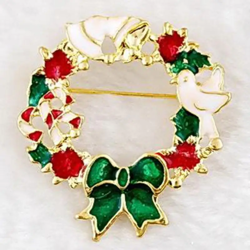 Цвет Фул с украшением в виде кристаллов со стразами рождественской елки Санта