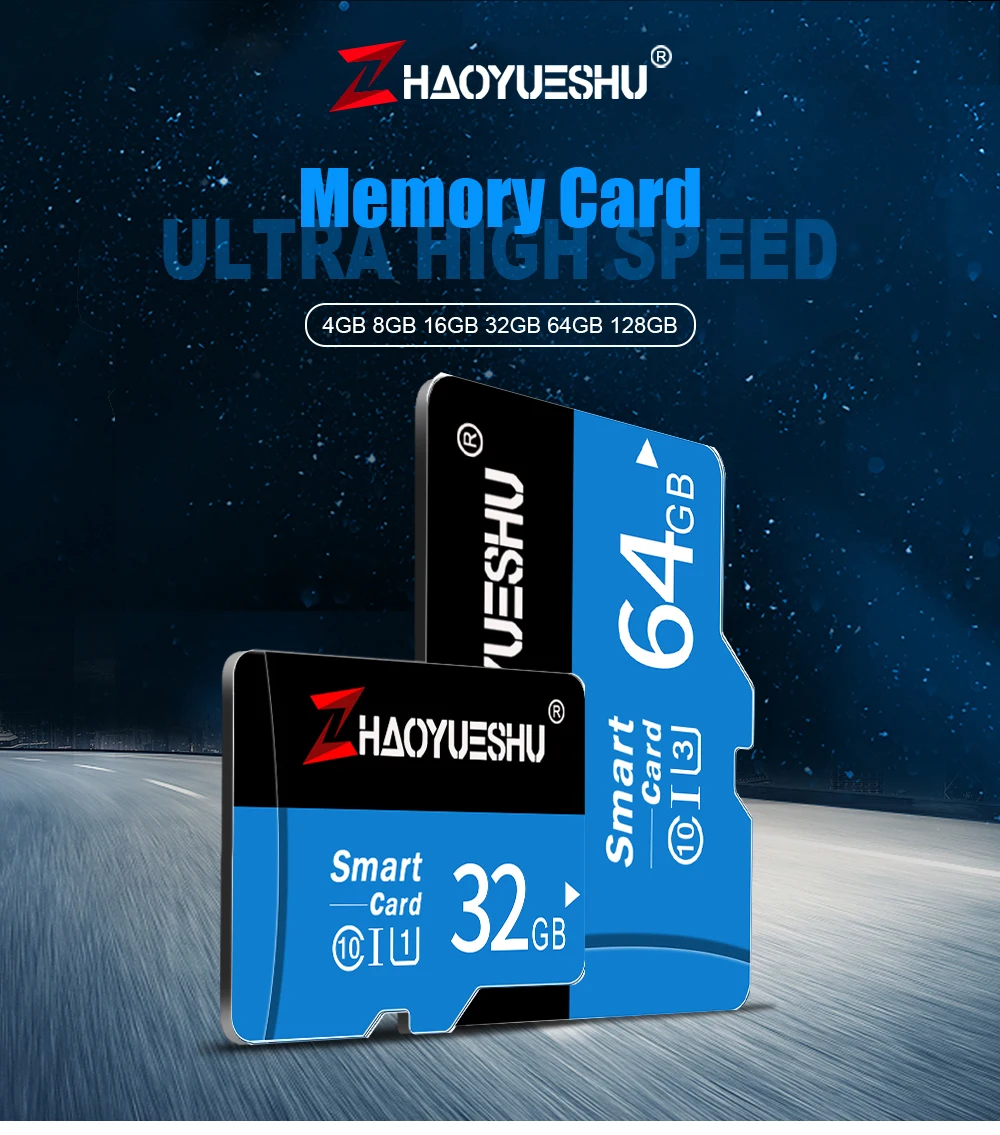 Оригинальная Micro SD/TF карта 128 Гб 64 Гб высокоскоростная карта памяти 32 ГБ 16 ГБ 8 ГБ флэш-диск для мобильных телефонов и регистраторов вождения