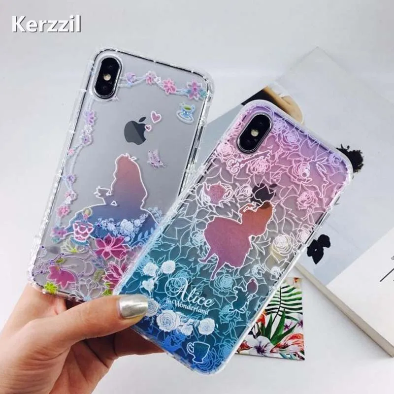 Чехол для телефона с изображением принцессы русалки Kerzzil чехол iPhone 8 6 7 6s plus iphone X
