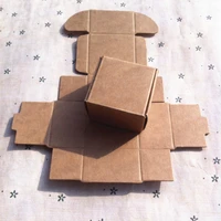 100pcslot kraft paper event gift package boxes 552 8cm snack favor cupcake bakery cookie aircraft cardboard boxes