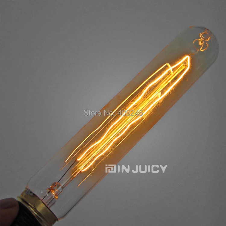

10PCS/LOT T185 Marconi Smoked Light Bulb Lamp Vintage Edison Reproduction 40 Watt 60 Watt Clear Glass E27 AC220V
