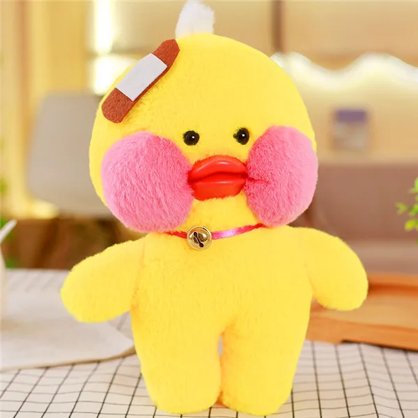 3 30 см Kawaii LaLafanfan кафе утка плюшевая игрушка мультяшная Милая Утка Мягкая кукла животные куклы детские игрушки подарок на день рождения для детей - Цвет: 3