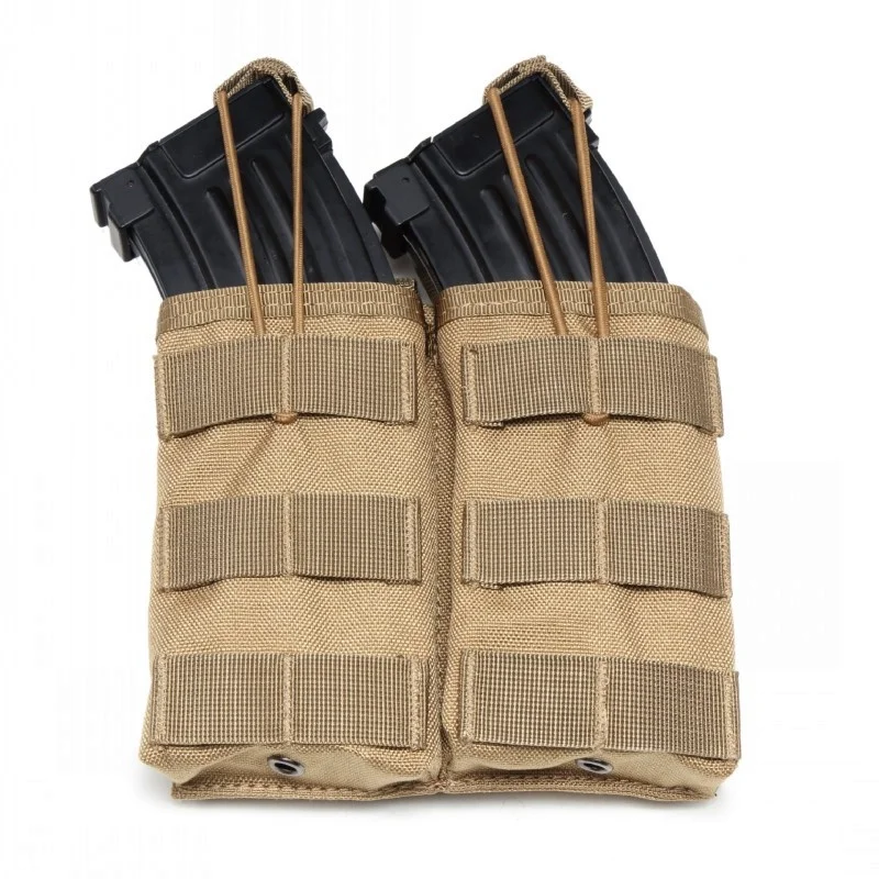 CQC Molle система 1000D нейлон двойной открытый Топ M4 подсумок для подсумок страйкбол тактический АК AR M4 AR15 винтовка пистолет маг мешок