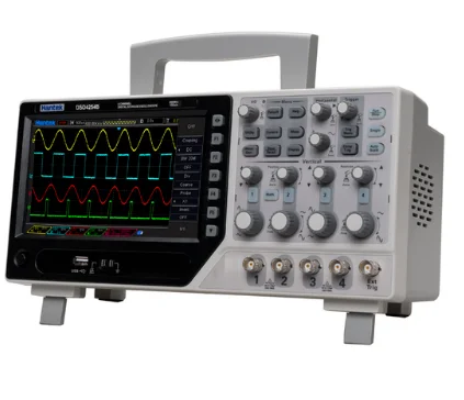 Hantek DSO4104B DSO4204B 4CH Каналы осциллограф 7 дюймов 64 К цвет ПК USB ЖК дисплей scopemeter