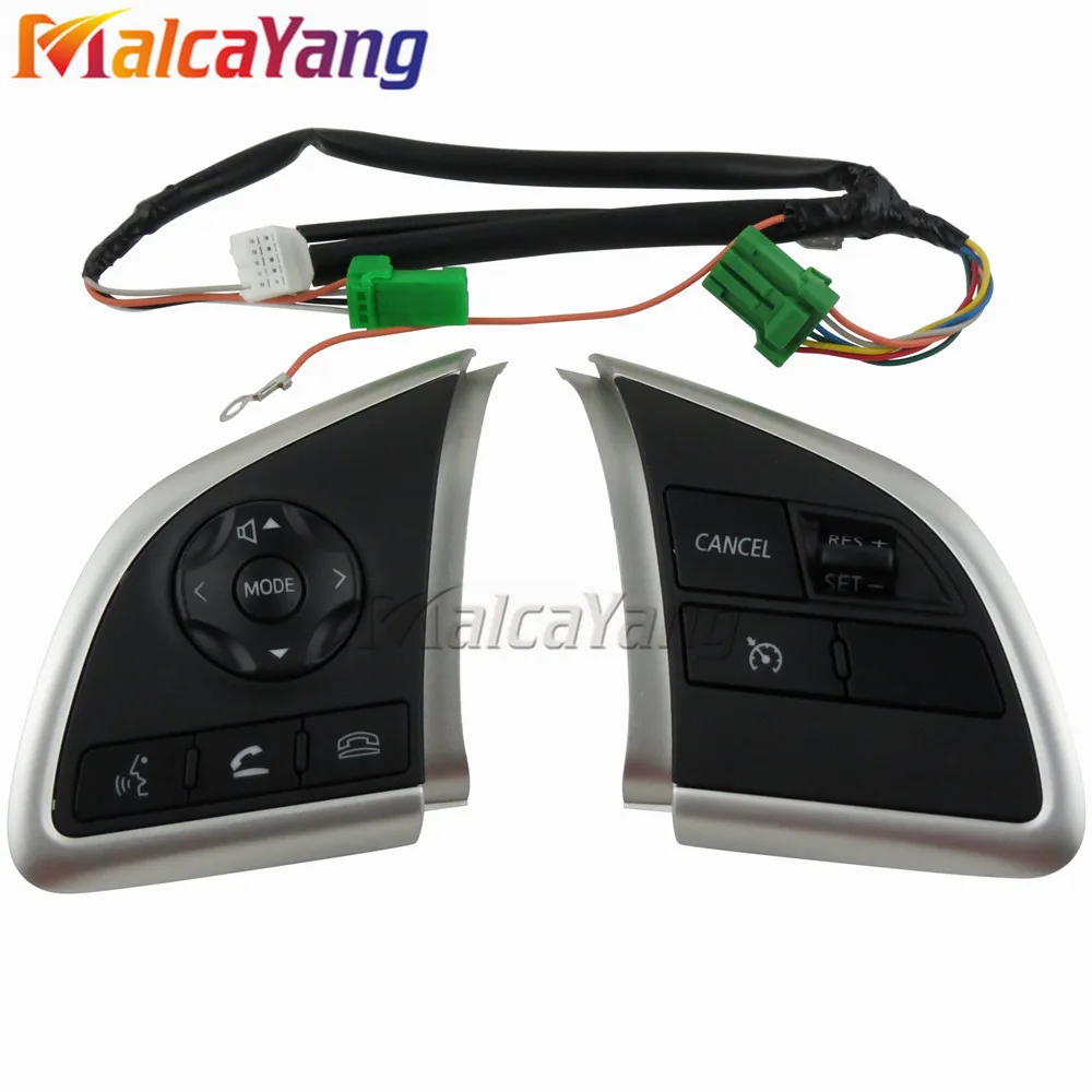 set Для Mitsubishi Outlander Xpander аудио радио управление круиз контроль переключатель рулевого колеса кнопка переключения - Цвет: set