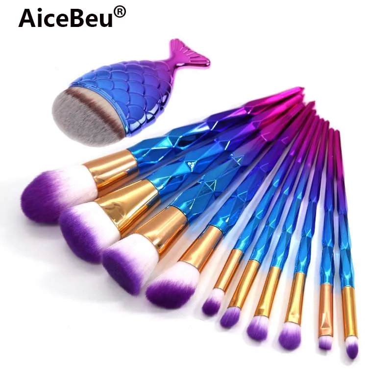 10/11 шт. набор кистей для макияжа|makeup brush kit|brush kitmakeup set |