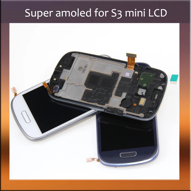 Для Samsung Galaxy SIII S3 Mini i8190 ЖК дисплей с сенсорным датчиком дигитайзер рамкой|Экраны