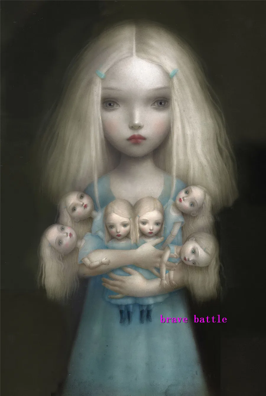 Mark Ryden детский необычный холст для живописи Тёмный мир гостиная спальня домашний