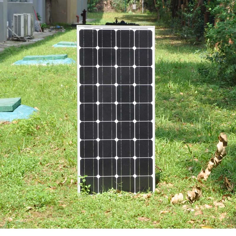 Комплект солнечных батарей Панели Солнечные 100w 12v водонепроницаемое солнечное