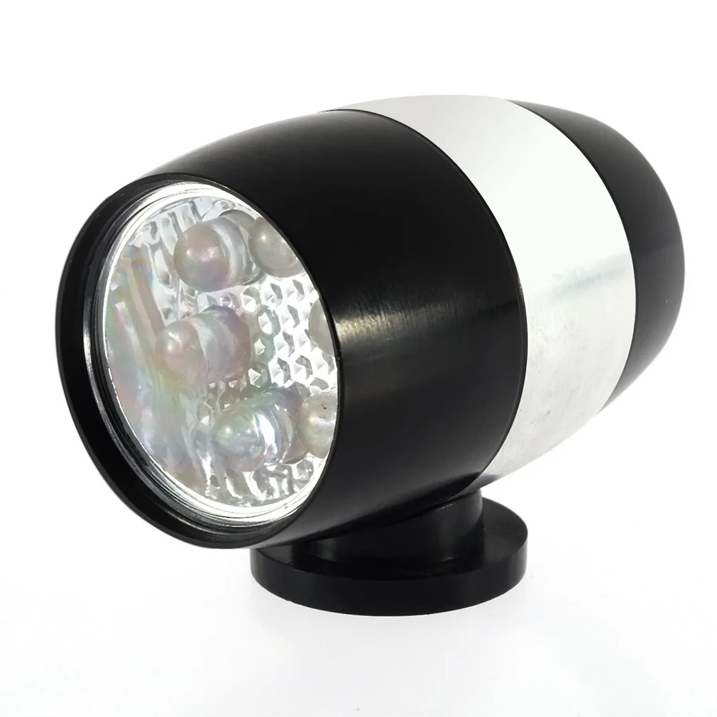 1 шт. 6 светодиодный мини велосипедный передний головной светильник Предупреждение льная лампа безопасный Водонепроницаемый головной светильник с держателем лампы