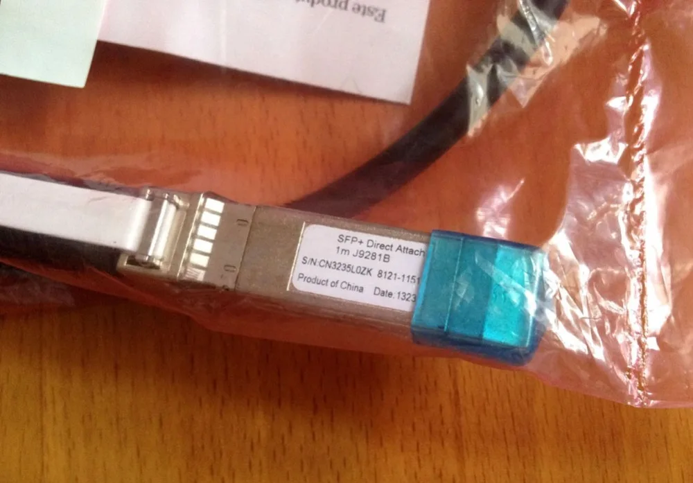 Free Shipping ProCurve X242 10GbE SFP+ to 1M Direct Attach Copper DAC Cable J9281B |