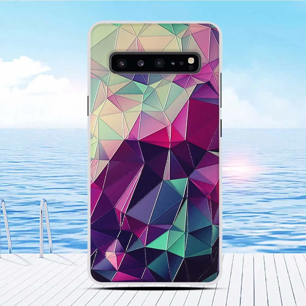 Чехол для телефона Samsung Galaxy S10 5G G977 TPU силиконовый чехол Модный узор Capa 6 7 &quotдля |