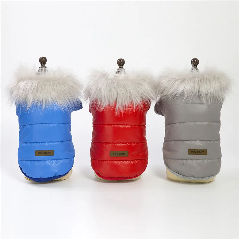 

F125 dog winter jacket pet dog taffeta clothes winter clothes warm winter coat