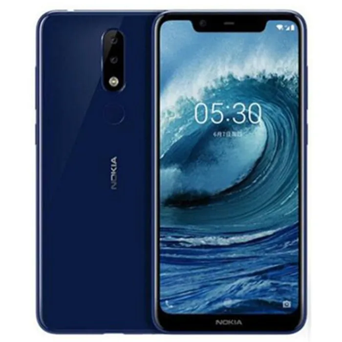 Разблокированный Оригинальный сотовый телефон Nokia X5 Распознавание отпечатков
