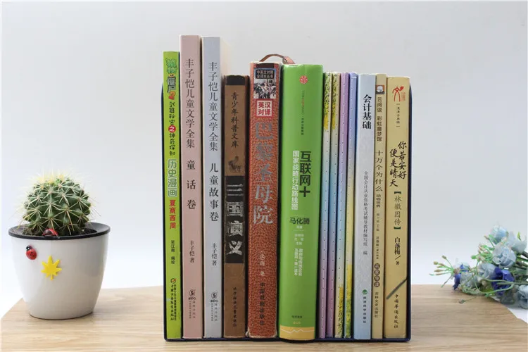Новинка, 2 шт./набор, милая Модная стильная книжная полка с животными, большая металлическая подставка для книг, органайзер, Подарочные канцелярские принадлежности