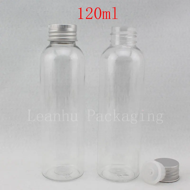 

120 мл Прозрачная Круглая пластиковая бутылка, 120CC бутылка для шампуня/лосьона, пустой косметический контейнер (50 шт./лот)