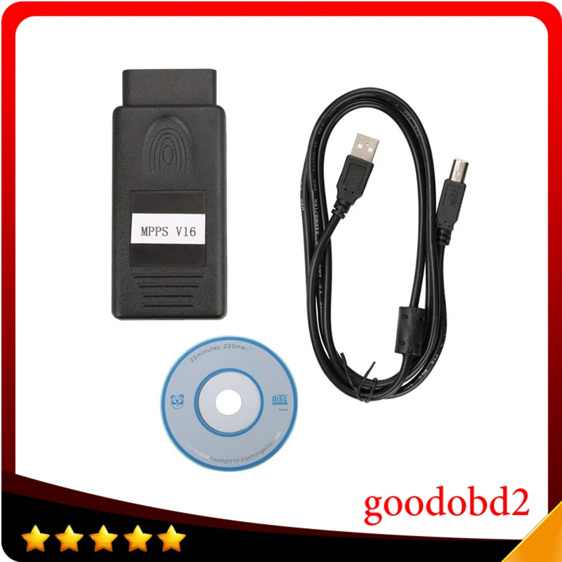 Профессиональная MPPS V16 Can мигалка ЭБУ чип-тюнинг MPPS V16.1.02 для EDC15 EDC16 EDC17 Inkl CHECKSUM чтение и запись памяти