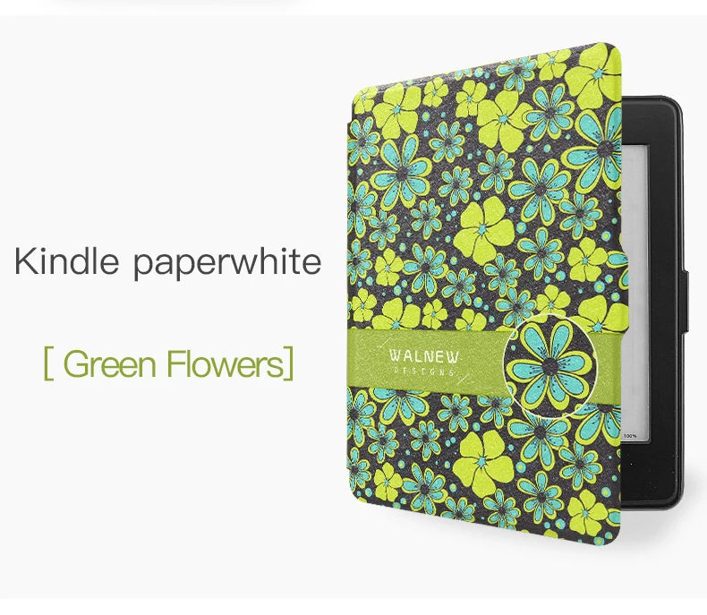 WALNEW тонкий из искусственной кожи чехол для Amazon Kindle Paperwhite Обложка 1 2 3 2012 2013 Smart 6 дюймов электронная книга Автоматический Режим сна/пробуждения