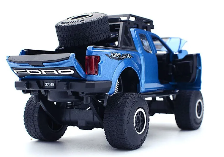 HIINST 1:32 FORD F150 Raptor пикап литой под давлением с музыкой мигающий автомобиль игрушка Подарки для детей 19MAY27 P20