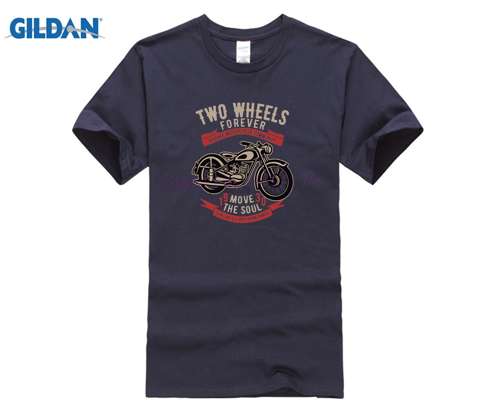 Vintage Cool Motorcycle T Shirt Men Fashion Two Wheels Forever T-shirt Streetwear Custom Moto Rider Tees Dropship Retro Clothing | Мужская