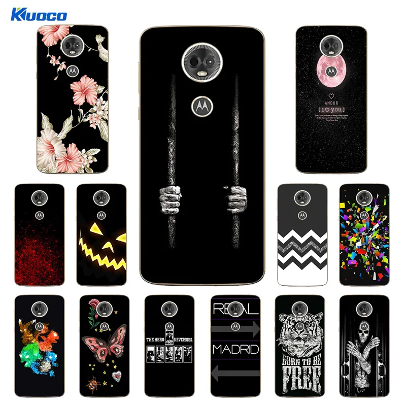 Мягкий силиконовый чехол из ТПУ для Motorola E5 Plus задняя крышка телефона 6 0 дюйма MOTO
