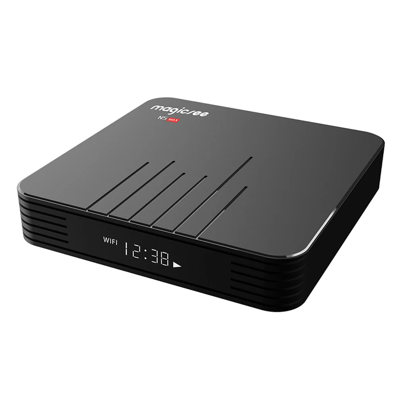 Magicsee N5 Max 4 ГБ/64 Гб ТВ приставка Android 9 0 2 г/5G двухдиапазонный Wi Fi Bluetooth Media Player 1000 м 8K