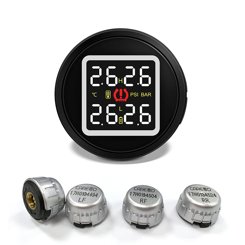 Датчик давления в шинах CAREUD TPMS Unvieral сигарета и USB зарядное устройство система