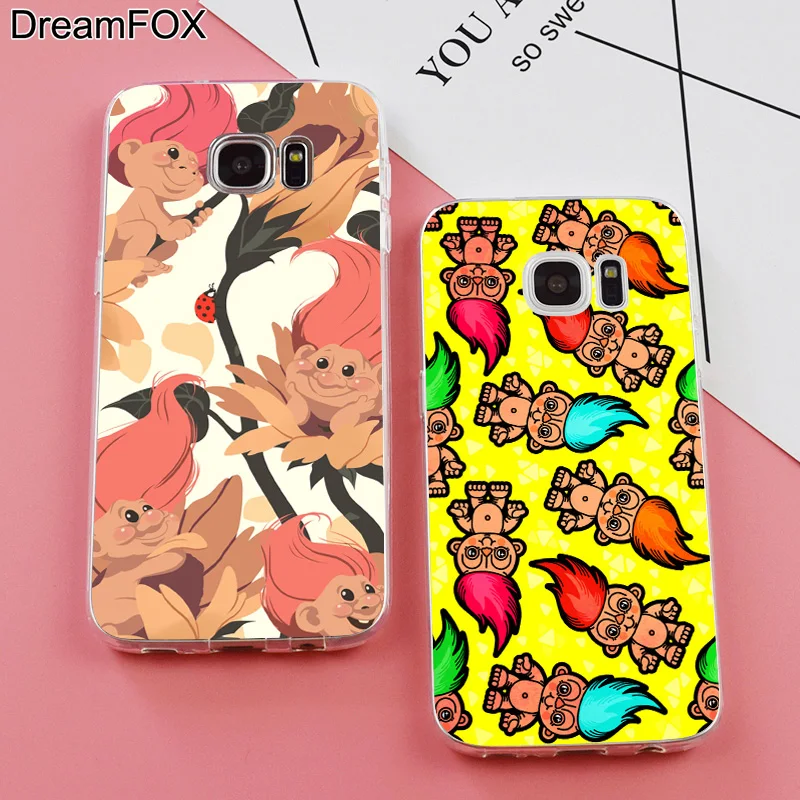 DREAMFOX K245 тролли Мягкий ТПУ силиконовый чехол для samsung Galaxy Note S 6 7 8 9 Edge Plus Grand Prime |