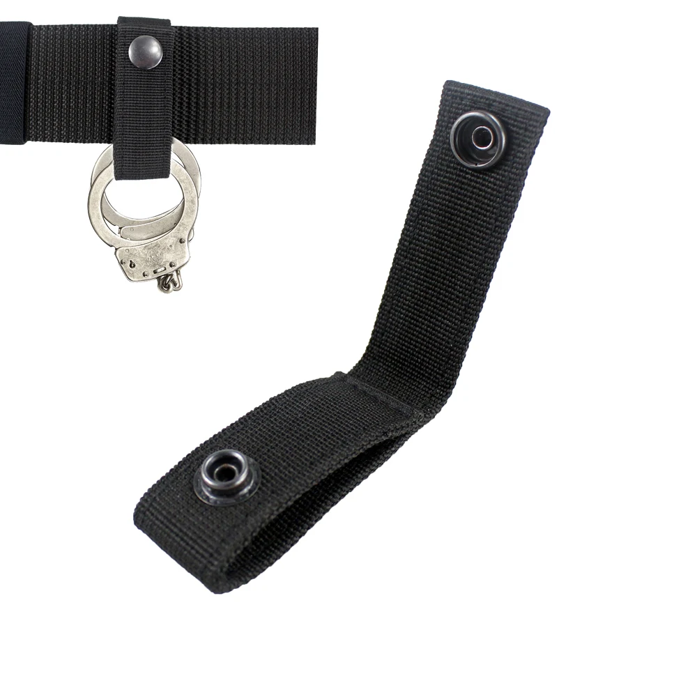 Tactical Hand Cuff Strap Holder Nylon Safety Snap Closure Perfect Fits 2.25" Duty Belts