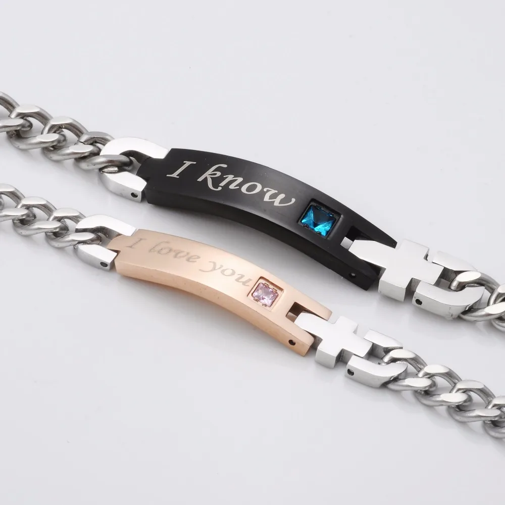 Модный браслет для любимого уникального браслета из нержавеющей стали ее король