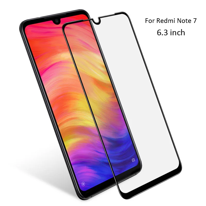 Imak Pro+ полноэкранный клей защитное закаленное стекло для Xiaomi Redmi Note 7 6 Pro Note5 2.5D Олеофобное