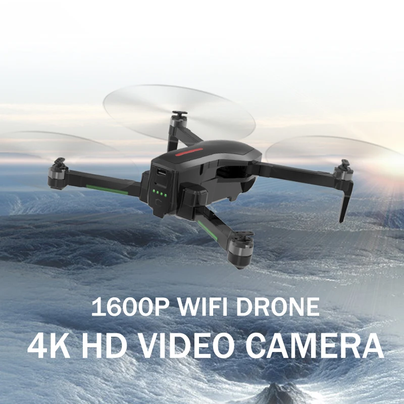 Профессиональный бесщеточный FPV Радиоуправляемый Дрон GPS Складная камера HD 1080P AI