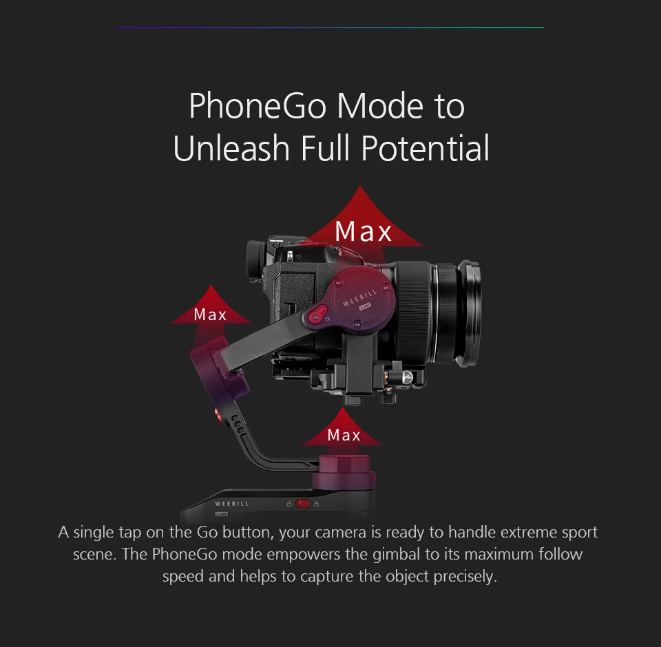 Zhiyun weebill лаборатории 3-осевой Беспроводной изображение передачи Камера Стабилизатор Для беззеркальных Камера OLED Дисплей портативный монопод с шарнирным замком