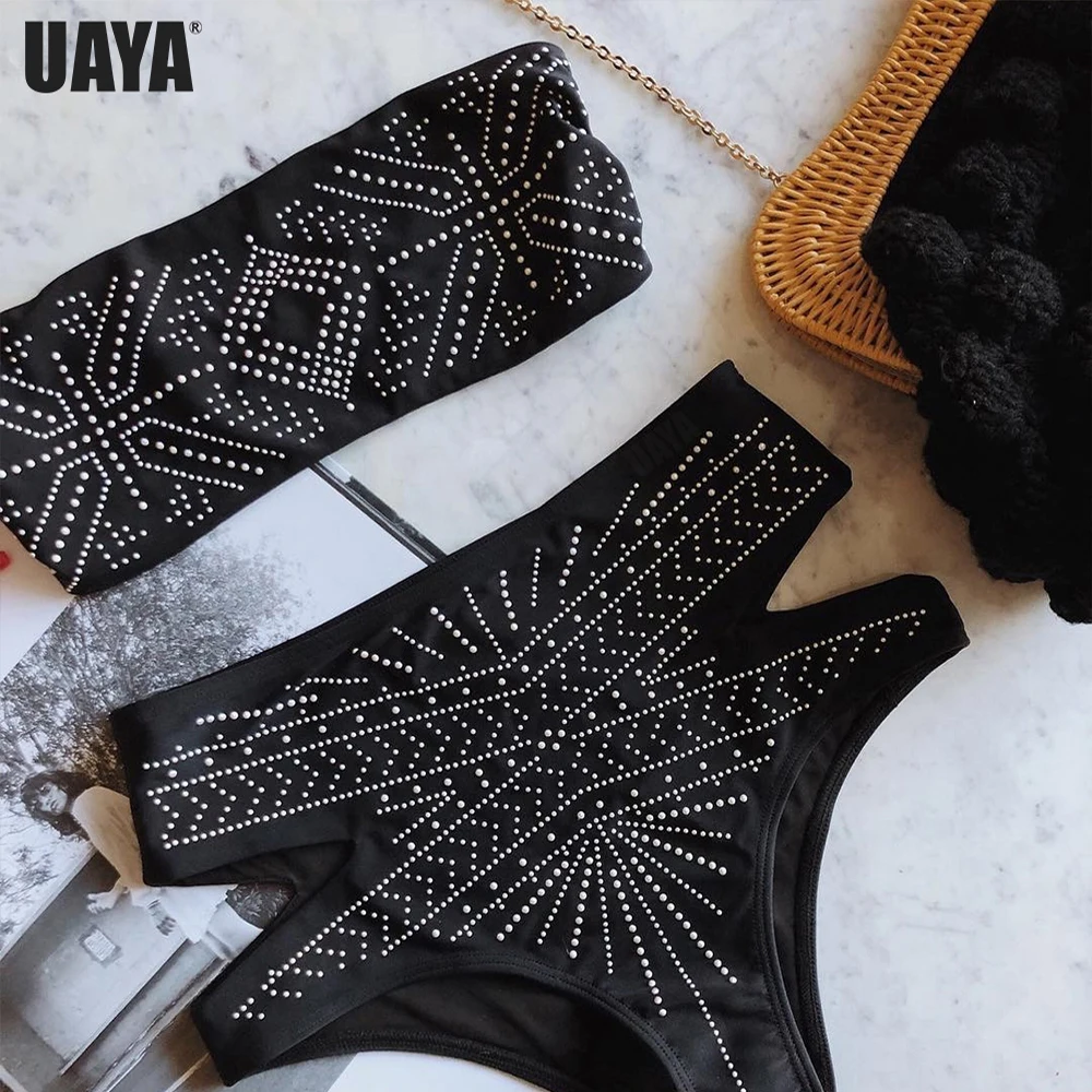 UAYA 2019 сексуальный шикарный Монокини пуш ап купальник милый спортивный бикини из