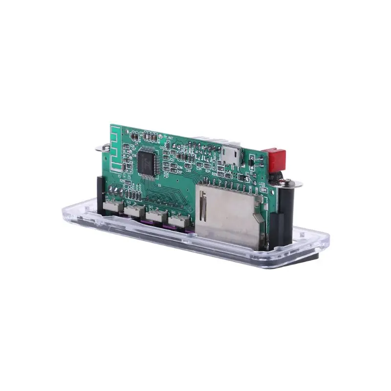 1 компл. Мини автомобиль Bluetooth Hands-free Звонки MP3 WMA декодер плата DC 12 В беспроводной аудио модуль USB TF радио