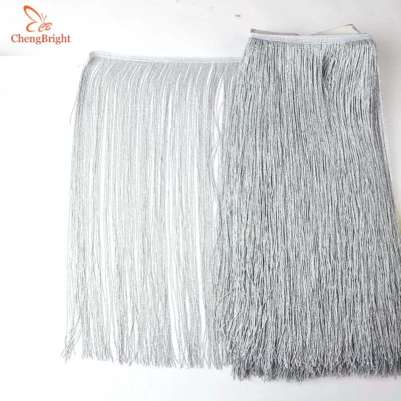 Красивый 5 ярдов/упаковка золотой с бахромой отделкой кисточкой бахрома обрезки