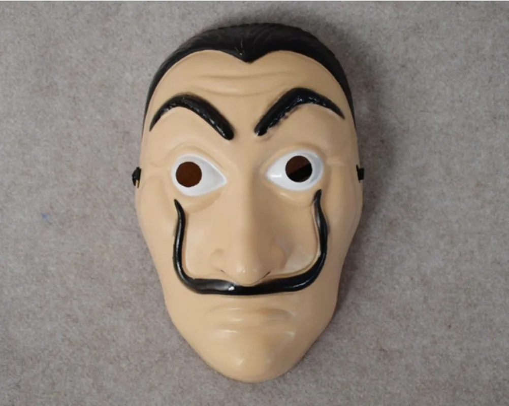 Пластиковая маска Dali 10 шт./лот бумажный домик La Casa De Papel украшение для косплея
