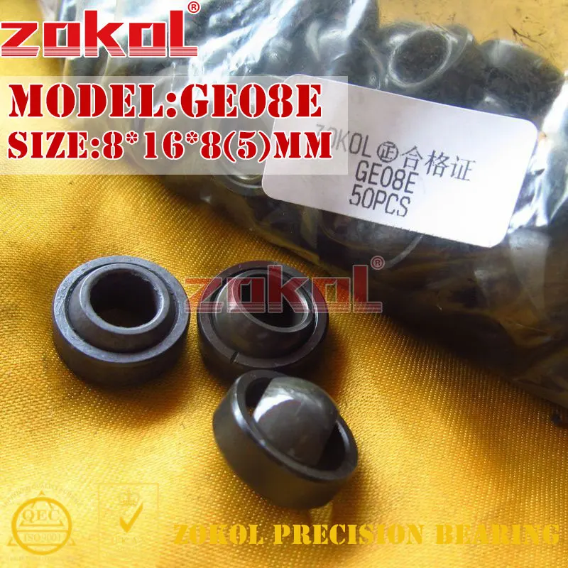 Подшипник zokol GE08E GE8E радиальный сферический подшипник скольжения 8*16*8 (5) мм|bearing