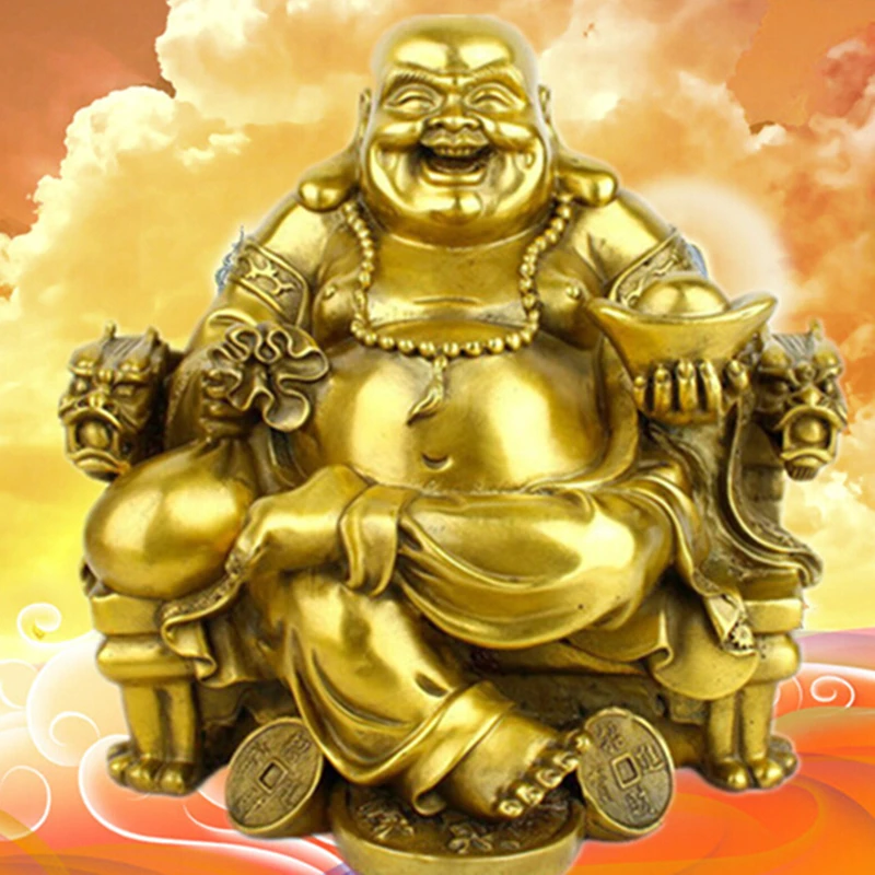 Открывающаяся светильник гурка Будды Maitreya смеющееся украшение для автомобиля