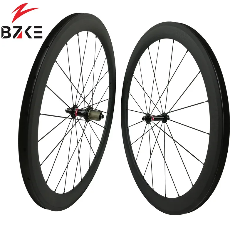 BZKE 700c Углеродные колеса для шоссейных и гоночных велосипедов комплект колес Novatec