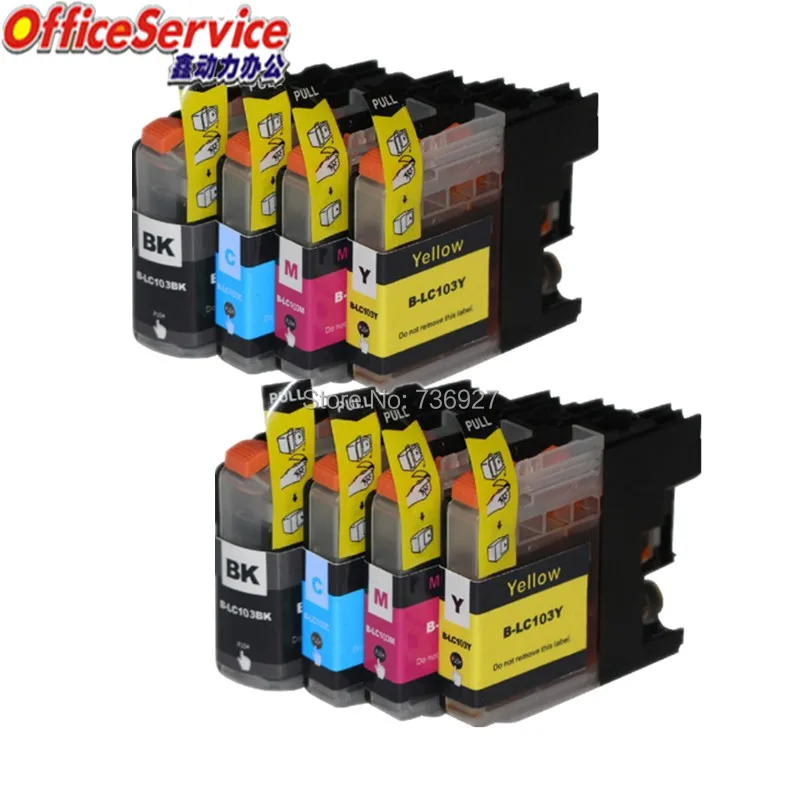Совместимый чернильный картридж 5Black LC103 LC101 для лазерного принтера|ink cartridge|cartridge