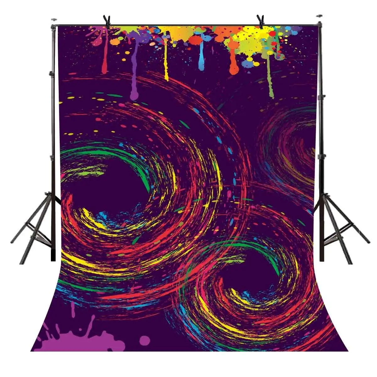 

5x7ft Abstract Backdrop Abstract Rotating Art Photography Background and Studio Photography Backdrop Props
