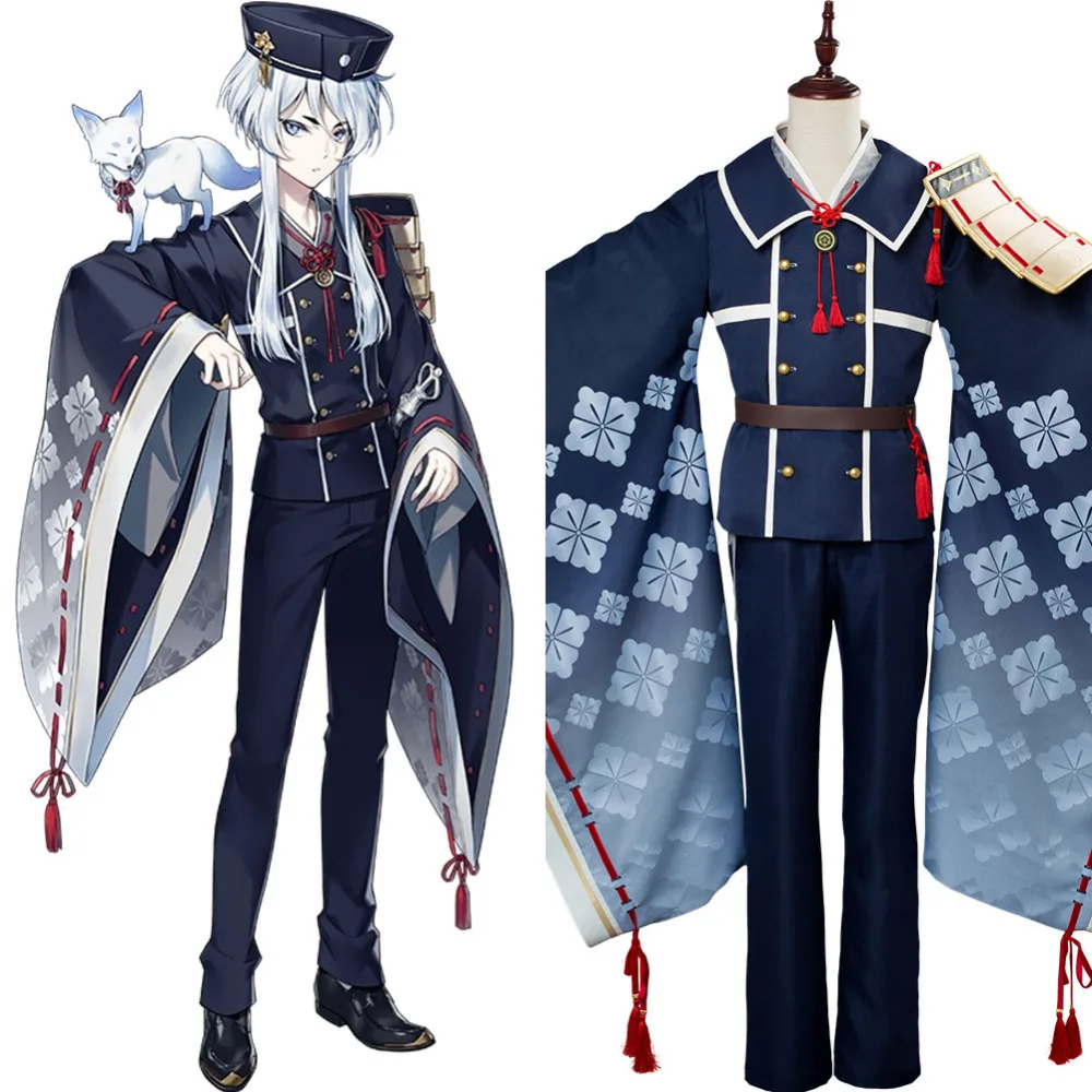 Косплей Touken Ranbu Hakusan Yoshimitsu костюмы костюм Doujin наряд для женщин Хэллоуин Карнавал