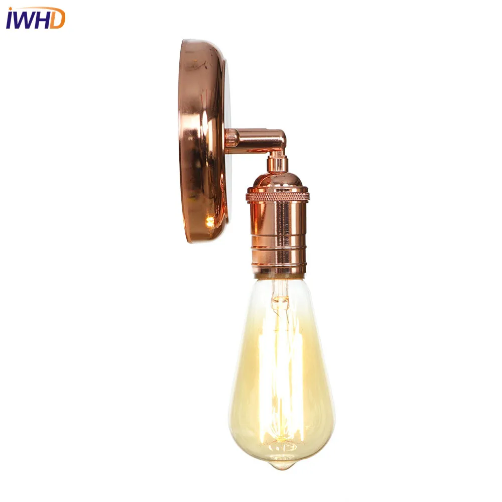 Ретро iwhd Nordic светодиодный настенный светильник гладить RH промышленные Лофт Wandlamp Винтаж крепления настенного светильника для домашнего освещения аппликация Murale
